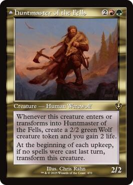 Huntmaster of the Fells -> Ravager of the Fells - Innistrad Remastered