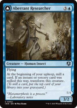Aberrant Researcher -> Perfected Form - Innistrad Remastered
