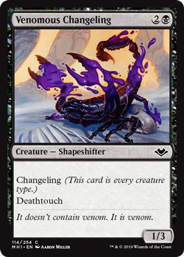 Venomous Changeling - Modern Horizons