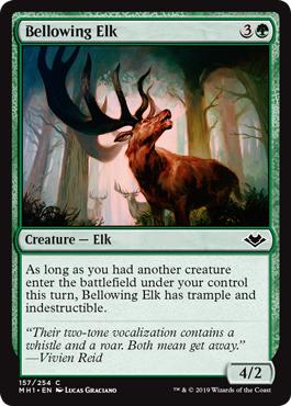 Bellowing Elk - Modern Horizons