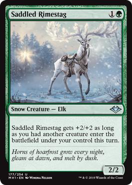 Saddled Rimestag - Modern Horizons