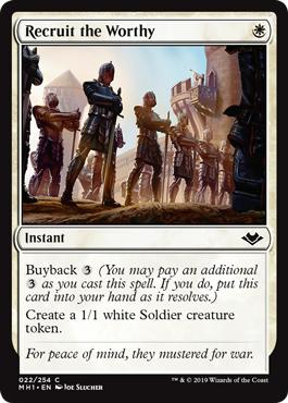 Recruit the Worthy - Modern Horizons