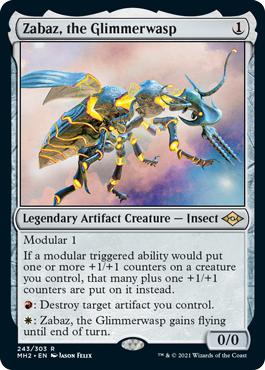 Zabaz, the Glimmerwasp - Modern Horizon 2