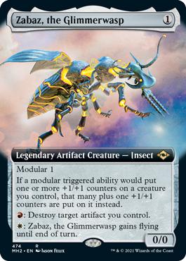 Zabaz, the Glimmerwasp - Modern Horizon 2