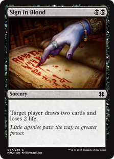 Sign in Blood - Modern Masters 2015 Edition