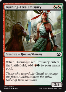 Burning-Tree Emissary - Modern Masters 2017 Edition