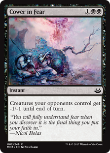 Cower in Fear - Modern Masters 2017 Edition