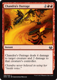 Chandra's Outrage - Modern Masters 2017 Edition