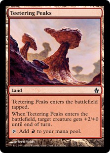 Teetering Peaks - Premium Deck Series: Fire and Lightning