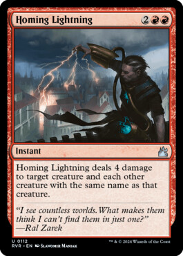 Homing Lightning - Ravnica Remastered