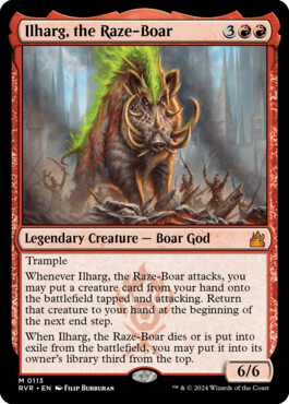 Ilharg, the Raze-Boar - Ravnica Remastered