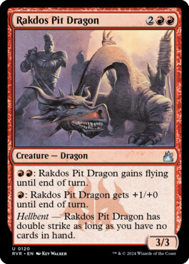 Rakdos Pit Dragon - Ravnica Remastered