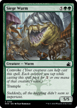 Siege Wurm - Ravnica Remastered