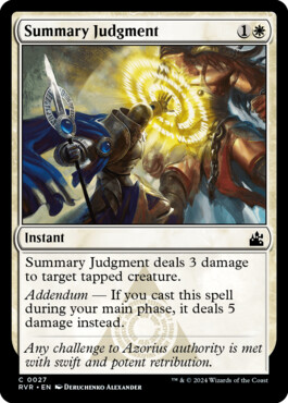 Summary Judgment - Ravnica Remastered