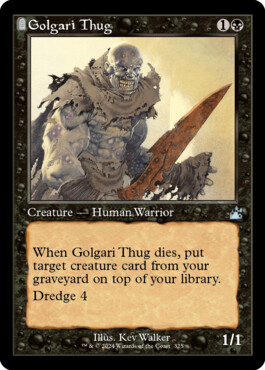 Golgari Thug - Ravnica Remastered