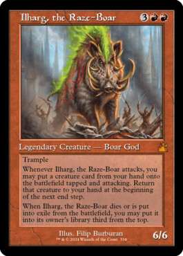 Ilharg, the Raze-Boar - Ravnica Remastered