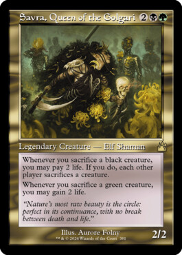 Savra, Queen of the Golgari - Ravnica Remastered