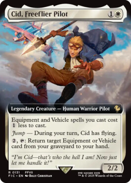 Cid, Freeflier Pilot - Final Fantasy Commander