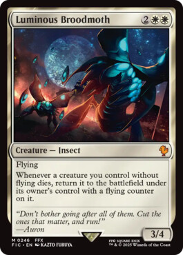 Luminous Broodmoth - Final Fantasy Commander