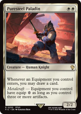 Puresteel Paladin - Final Fantasy Commander