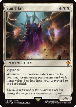 Sun Titan - Final Fantasy Commander