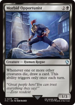 Morbid Opportunist - Final Fantasy Commander