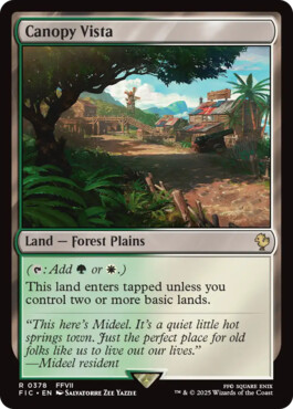 Canopy Vista - Final Fantasy Commander