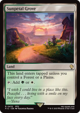 Sunpetal Grove - Final Fantasy Commander