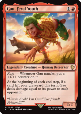 Gau, Feral Youth - Final Fantasy Commander