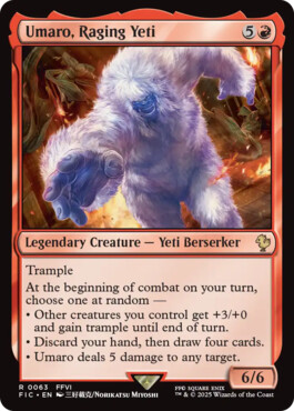 Umaro, Raging Yeti - Final Fantasy Commander