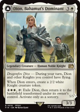 Dion, Bahamut's Dominant -> Bahamut, Warden of Light - Final Fantasy