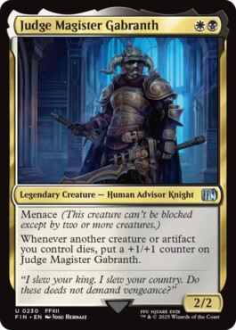 Judge Magister Gabranth - Final Fantasy