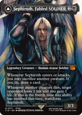 Sephiroth, Fabled SOLDIER -> Sephiroth, One-Winged Angel - Final Fantasy