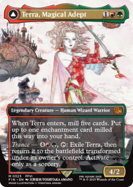 Terra, Magical Adept -> Esper Terra - Final Fantasy
