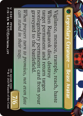 Ragnarok, Divine Deliverance - Final Fantasy