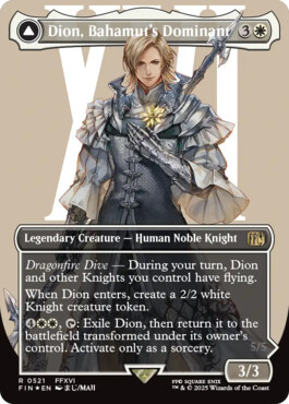 Dion, Bahamut's Dominant -> Bahamut, Warden of Light - Final Fantasy
