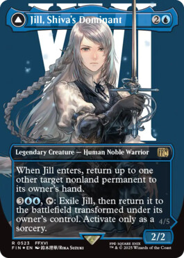 Jill, Shiva's Dominant -> Shiva, Warden of Ice - Final Fantasy