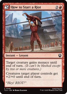 How to Start a Riot - Avatar: The Last Airbender