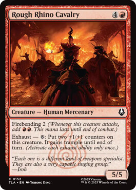 Rough Rhino Cavalry - Avatar: The Last Airbender