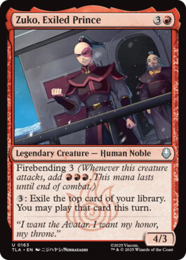 Zuko, Exiled Prince - Avatar: The Last Airbender