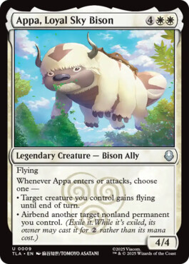 Appa, Loyal Sky Bison - Avatar: The Last Airbender