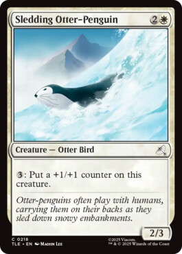 Sledding Otter-Penguin - Avatar: The Last Airbender Eternal