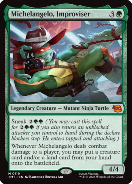 Michelangelo, Improviser - Teenage Mutant Ninja Turtles