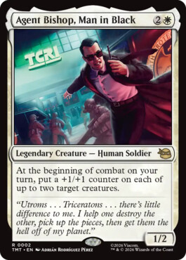 Agent Bishop, Man in Black - Teenage Mutant Ninja Turtles