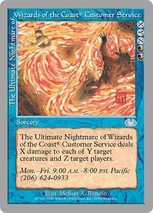 The Ultimate Nightmare of Wizards of the Coast® Customer Service - Unglued