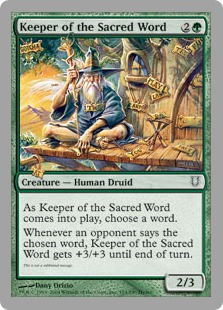 Keeper of the Sacred Word - Unhinged