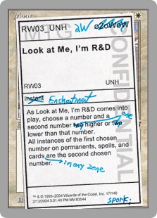 Look at Me, I'm R&D - Unhinged