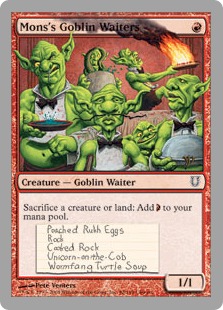 Mons's Goblin Waiters - Unhinged