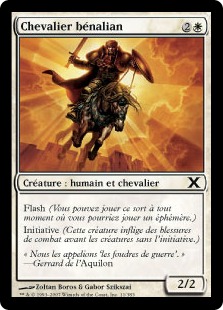Chevalier bénalian - 10ième Edition