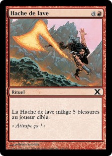 Hache de lave - 10ième Edition